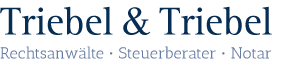 Triebel & Triebel · Rechtsanwälte | Steuerberater | Notariat · Schillerstraße 4 | 60313 Frankfurt am Main Logo